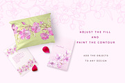 Vector Floral Brush Сollection, a Brush Add-On by oKOLOstyle (Thumbnail 5 of 5)