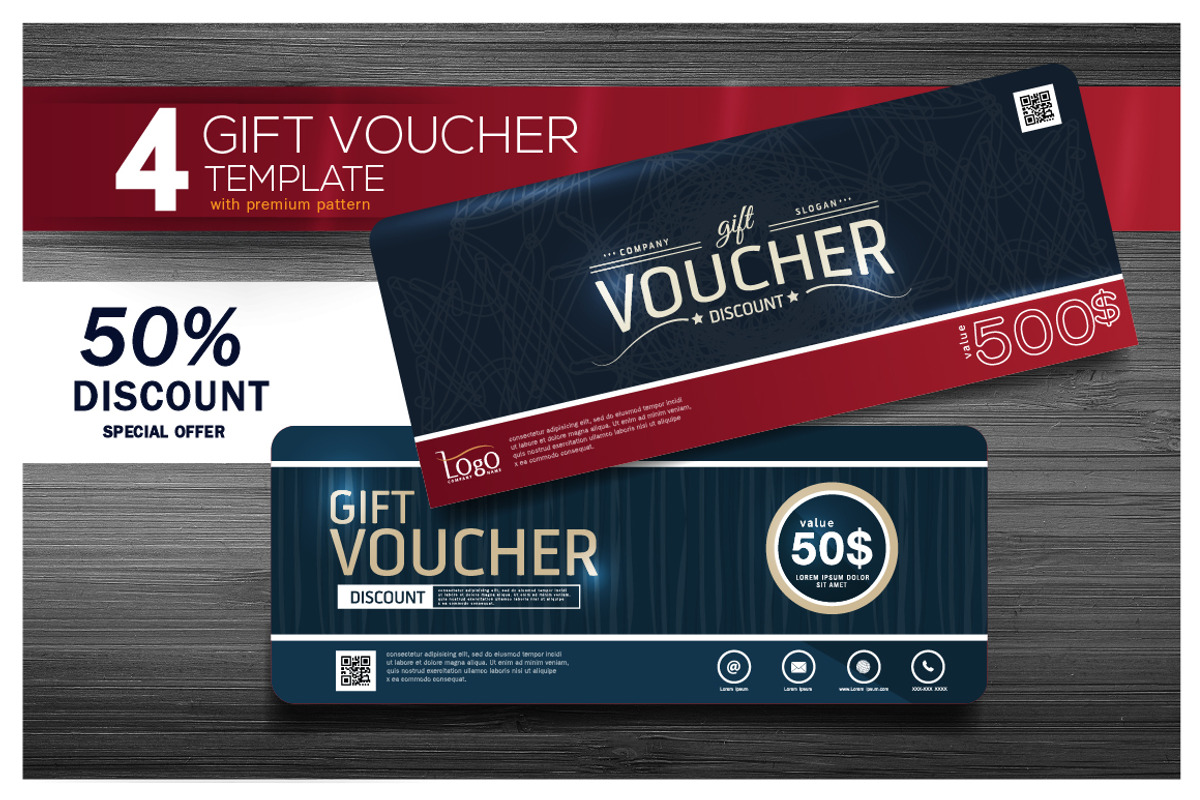 GIFT VOUCHER TEMPLATE, a Card Template by The Sakeet (Photo 1 of 5)