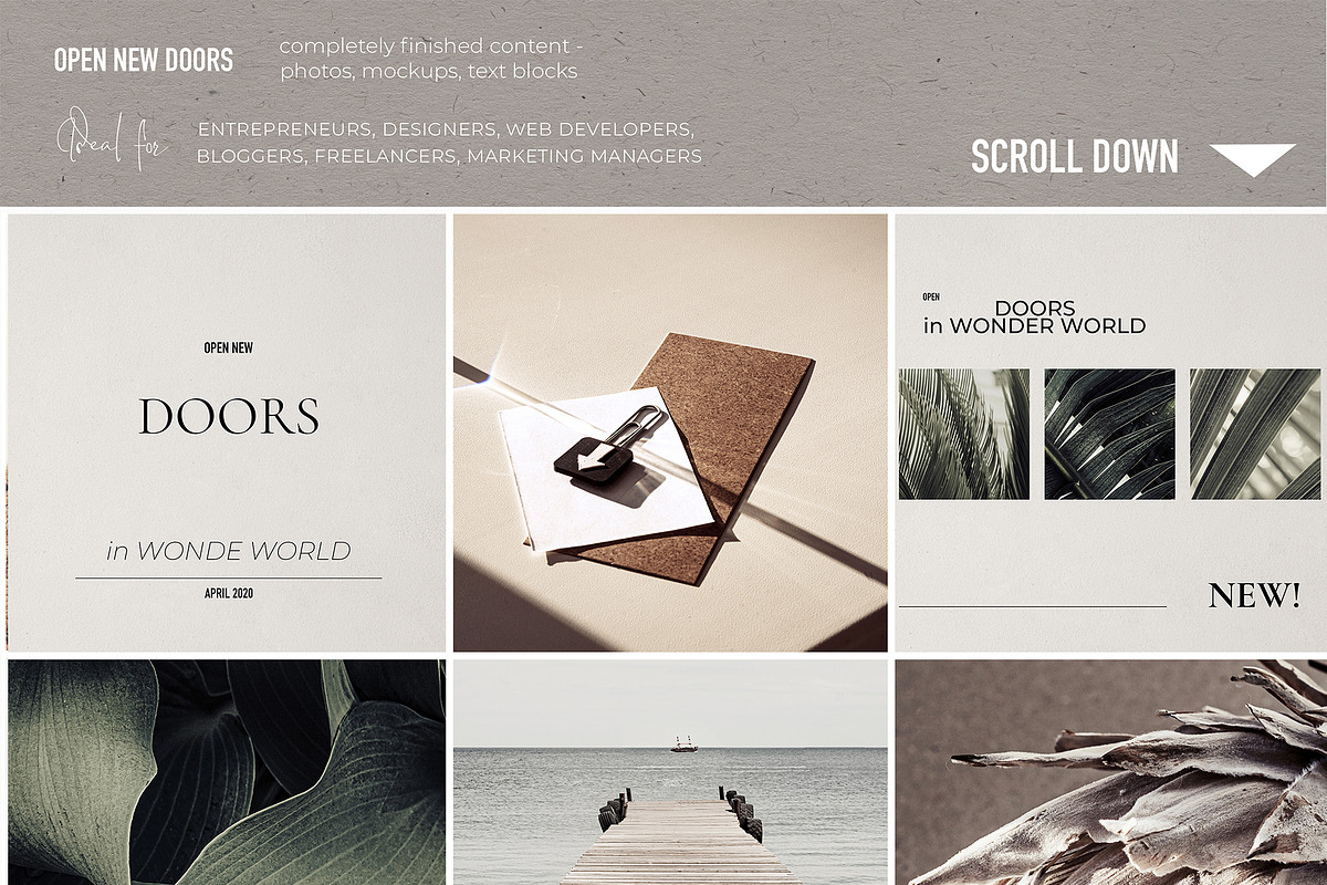 Minimalism. Feed №3., a Social Media Template by OntheMoon (Photo 2 of 9)