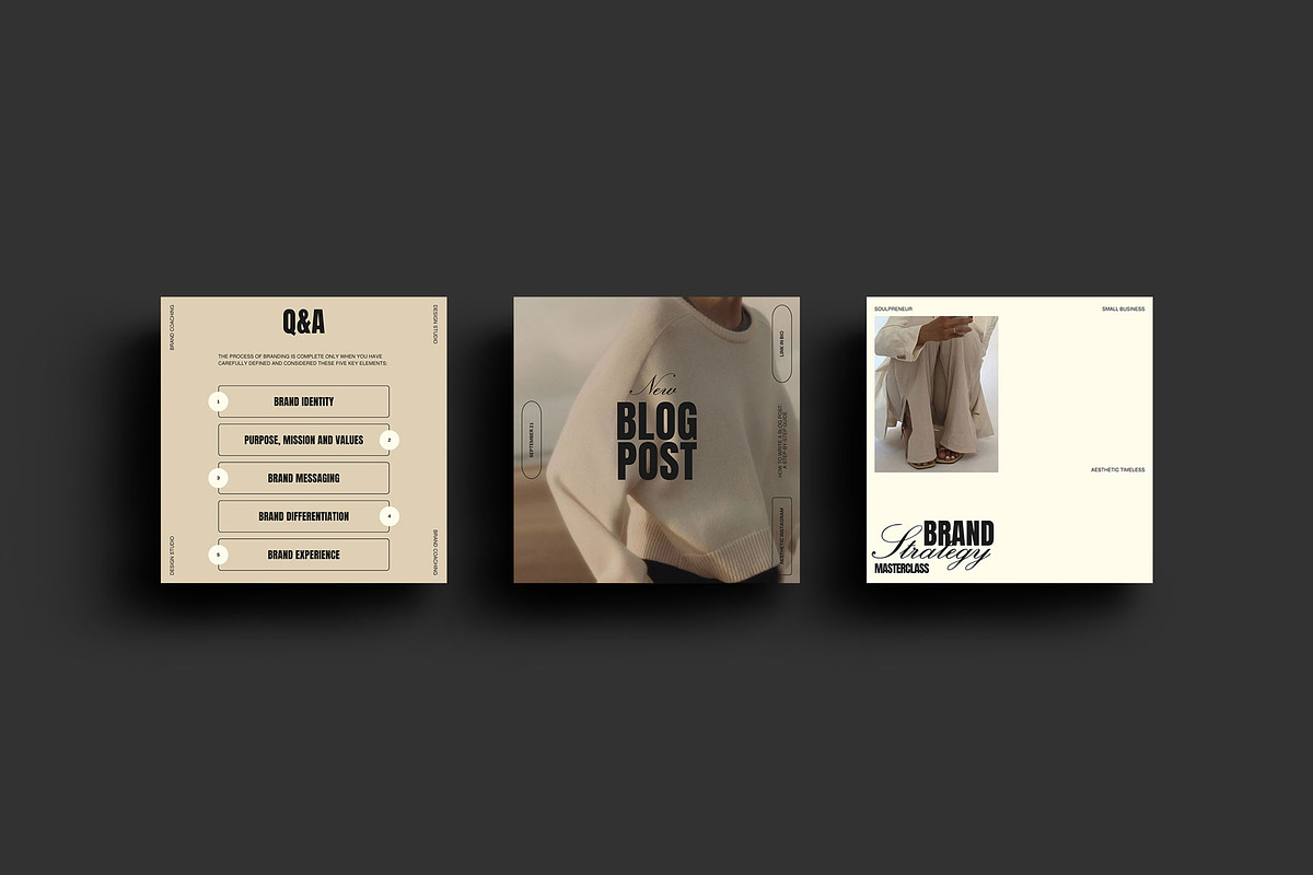 Aesthetic Social Media Template, a Social Media Template by Moscovita Studio (Photo 6 of 29)