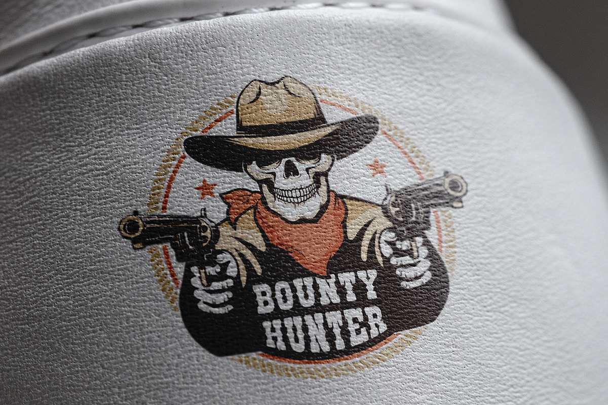 Skull Cowboy Retro Badge, a Branding & Logo Template by Agor2012 shop (Photo 7 of 7)