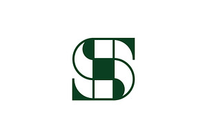 elegant modern letter S square logo, a Branding & Logo Template by Rasagama Studio