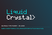 Liquid LCD Pixel font (28 styles), a Font by SelfBuild Type (Thumbnail 1 of 15)