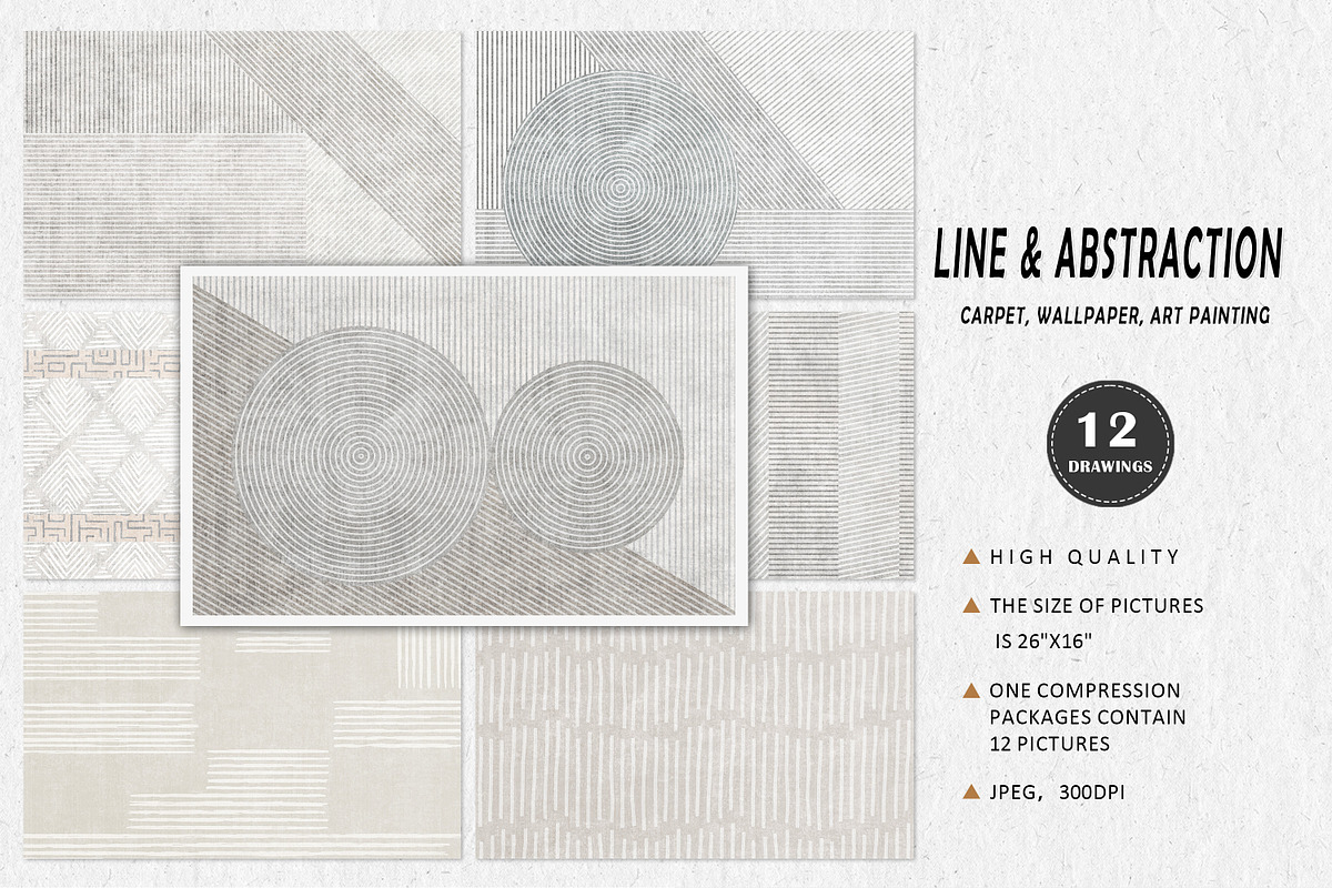 Abstract line art pattern, a Background Graphic by DamonYang's shop