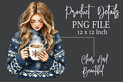 Navy Blue Winter Christmas Clipart, an Illustration by Rose Art (Thumbnail 4 of 4)