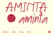 CS Aminta – Handwriting Font, a Handwritten Font by Craft Supply Co. (Thumbnail 1 of 8)