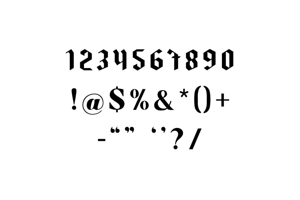 Chigger Dragon Blackletter Font, a Blackletter Font by UICreative (Photo 7 of 13)