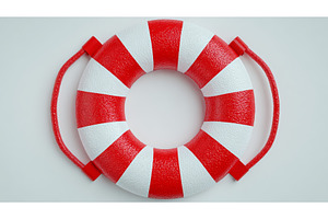 A single life jacket is positioned, a Technology Photo by ZinetroN