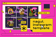 Nagul Post & Story Template, a Social Media Template by Creatchees.std (Thumbnail 1 of 5)