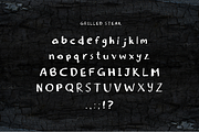 Handwritten Font: Grilled Steak, a Handwritten Font by The Design Toolkit (Thumbnail 4 of 4)