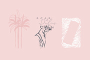 Roar and Palms tiger illustration, an Animal Illustration by Anastasy_helter (Thumbnail 3 of 3)