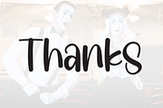 Comedy | Script Font, a Script Font by Scratchones (Thumbnail 8 of 8)