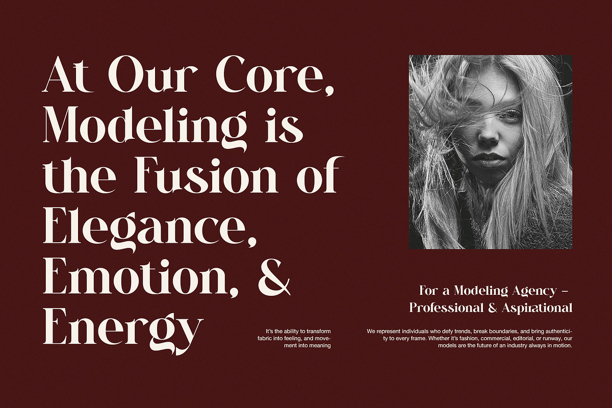 Hegilra – Modern Elegant Serif Font, a Font by Graphicxell (Photo 4 of 8)