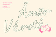 CS Airena Dashed, a Script Font by Craft Supply Co. (Thumbnail 7 of 8)