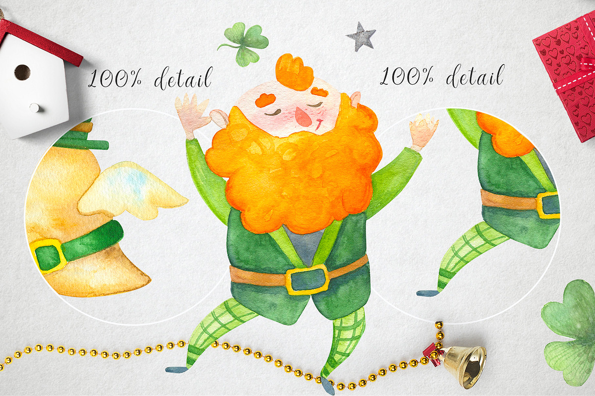 Happy  St.Patrick's Day, a Decorative Illustration by annasokol_ (Photo 4 of 6)
