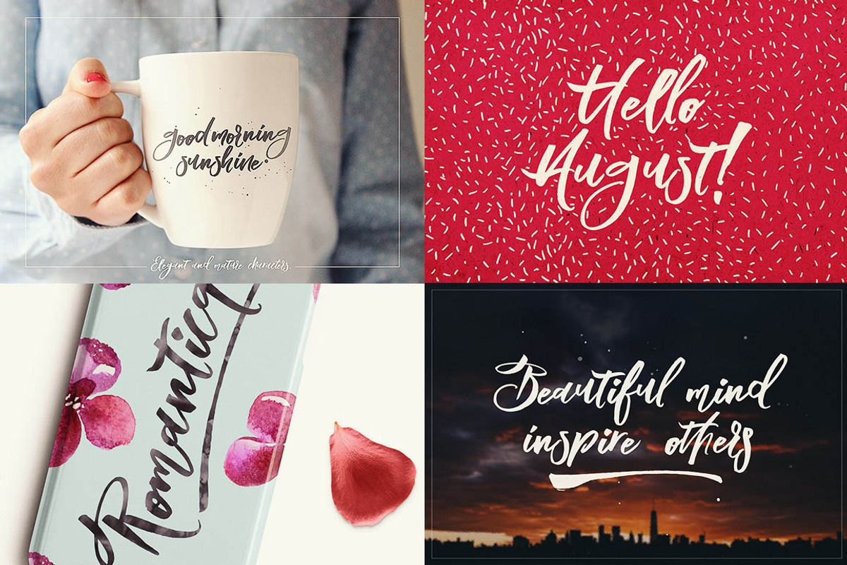 SALE Handwritten Script Fonts preview 8
