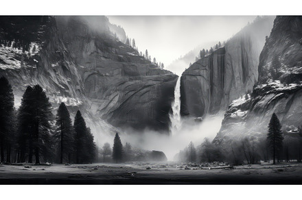 canyon hanging valley landscape ai, a Background Photo by pikepicture