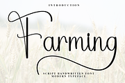 Farming, a Handwritten Font by FreshTypeINK (Thumbnail 1 of 8)