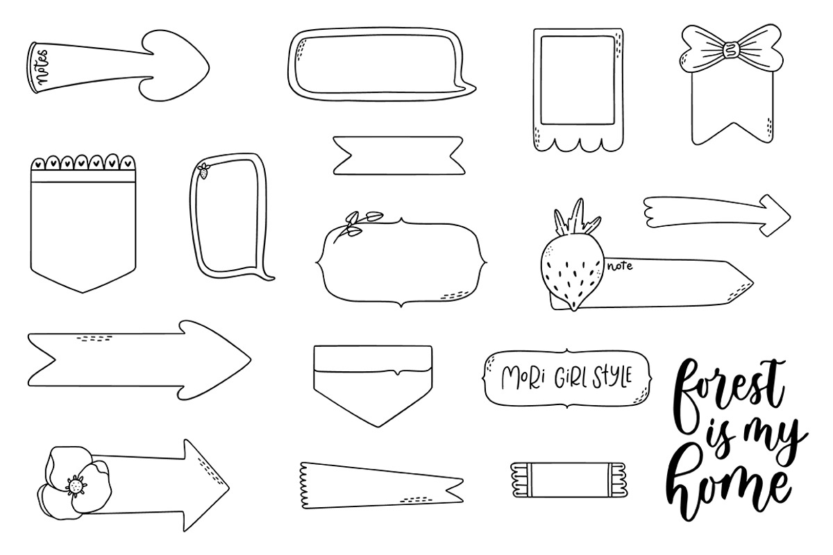 Mori Girl doodles., an Illustration by Sentimental postman (Photo 18 of 18)