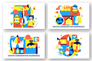 10 Water Conservation Awareness, a Person Illustration by denayunebgt (Thumbnail 2 of 4)