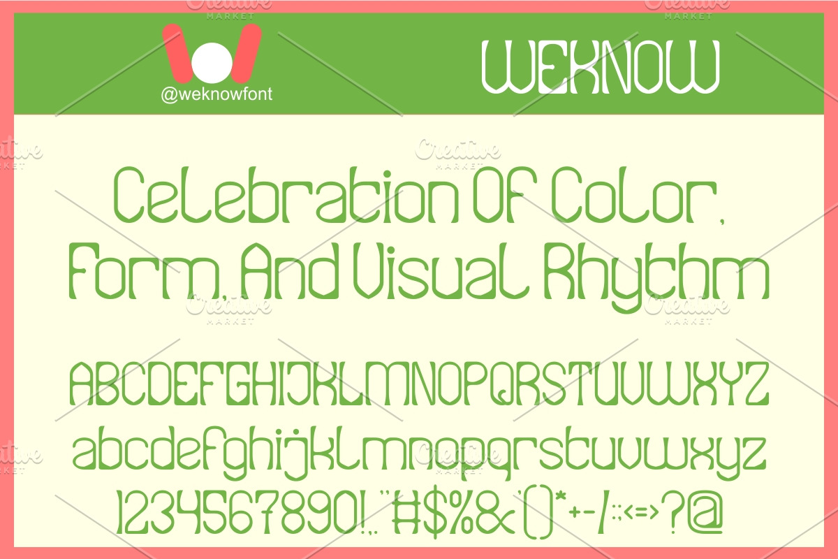 COLOR TECHNIQUES FONT, a Sans Serif Font by weknow (Photo 2 of 7)