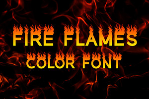 Fire Flames Font