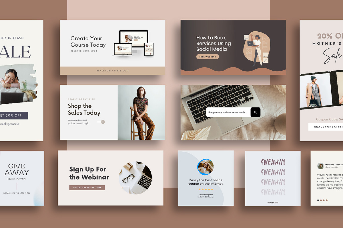 Marketing Templates for Social Media, a Social Media Template by Roger Coles (Photo 9 of 10)