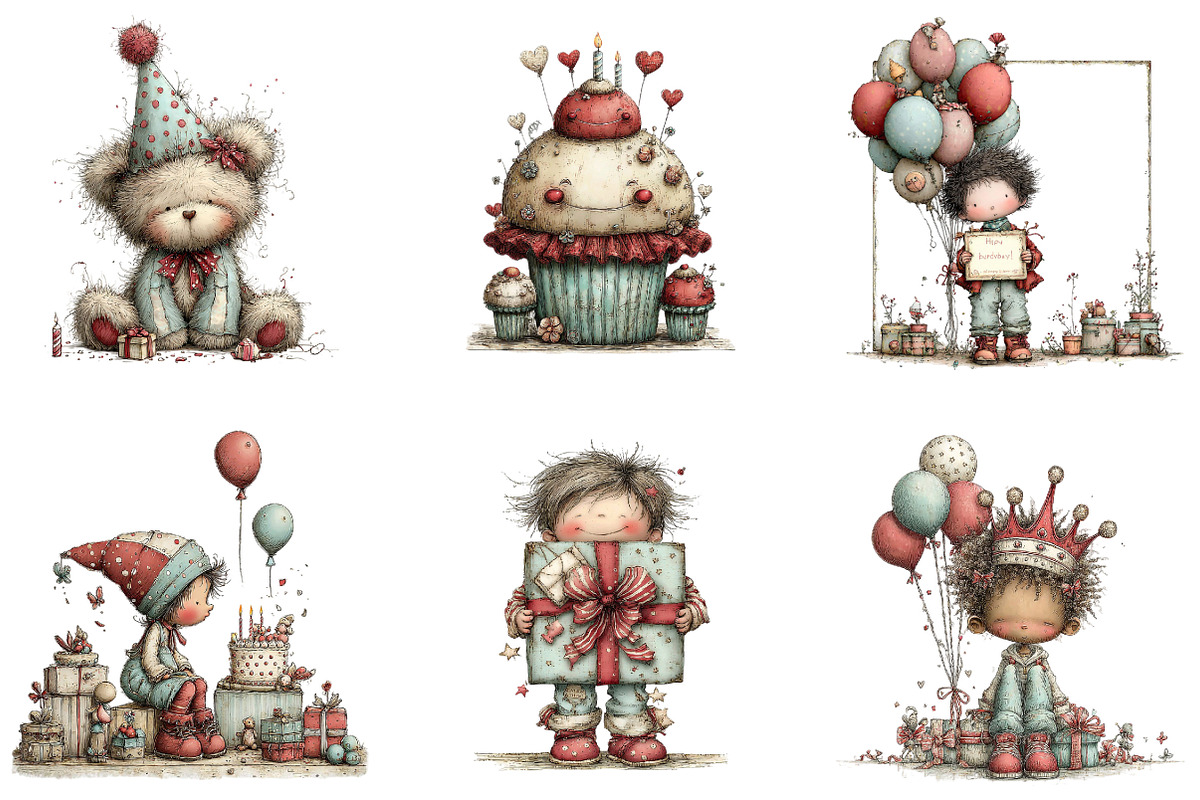 Whimsical Kids Birthday Celebration, an Illustration by designcity5 (Photo 3 of 5)