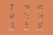 FLORIDA ICON PACK, an Outline Icon by Abby Leighton Studio (Thumbnail 2 of 3)