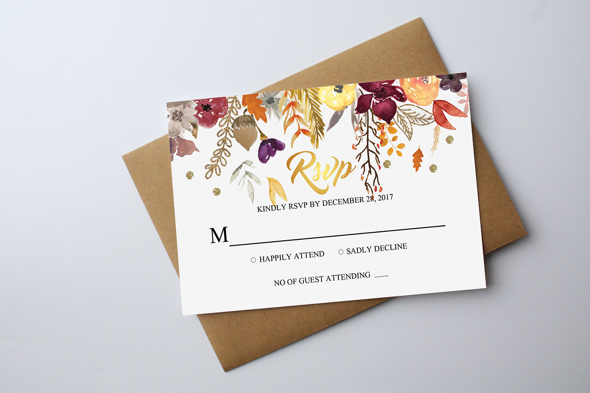 10 Invitation Cards Bundle, a Card Template by graphicforest (Photo 10 of 22)
