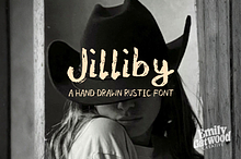 Jilliby // a hand-drawn rustic font