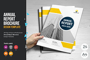 Annual Report Template V10, a Brochure Template by JanySultana (Thumbnail 1 of 18)