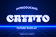 Crypto Future Display, a Font by Creatype Studio (Thumbnail 1 of 10)