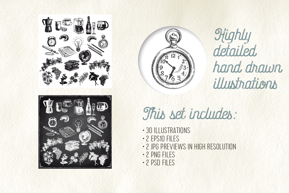 Hand drawn sketch stuff, an Education Illustration by Natalya Levish (Photo 2 of 2)