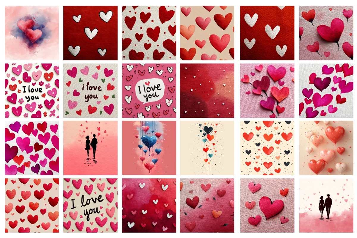400 Valentine's Day Love backgrounds, a Background Graphic by Nocturnal Wolf (Photo 21 of 31)