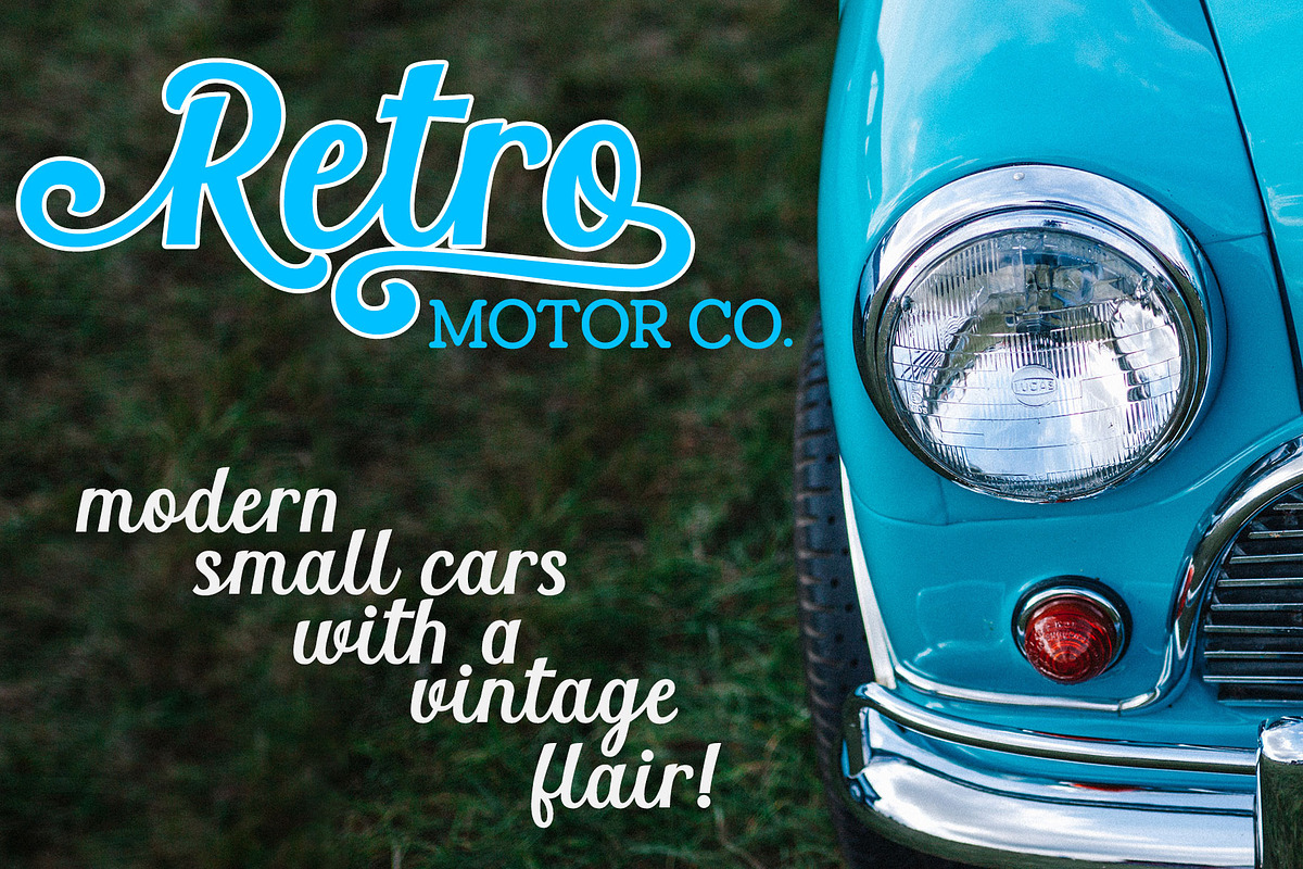 Orchid Key- a retro 4-font family preview 4