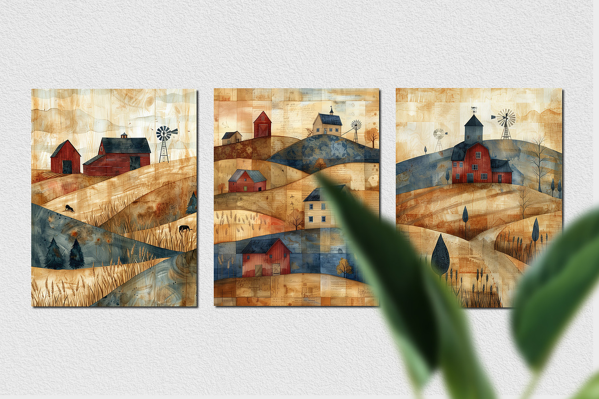 Vintage Farmhouse, a Background Graphic by Curve Design (Photo 7 of 7)