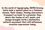 RETRO Groovy era - Handwritten, a Handwritten Font by Charmingbear59.design (Thumbnail 2 of 5)