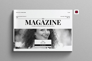 Minimal Magazine Template Landscape, a Magazine Template by Work-Envance