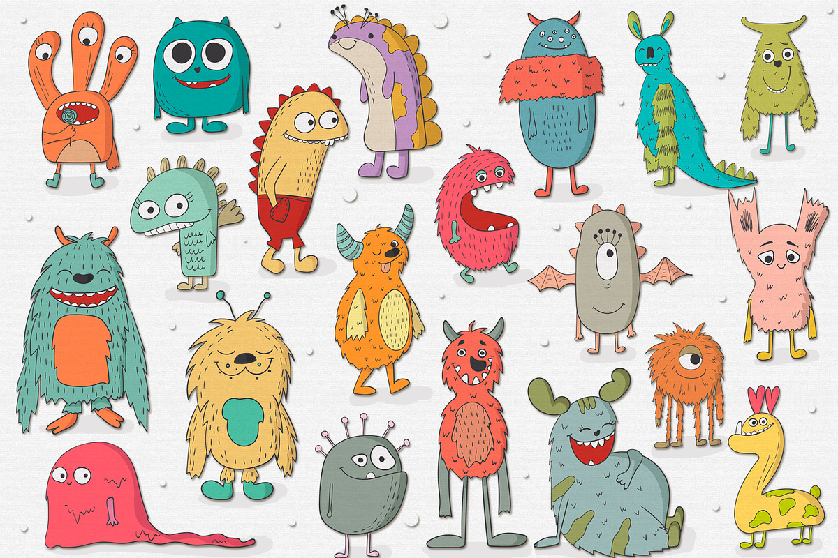 Little Monsters, an Illustration by clipick (Photo 2 of 6)