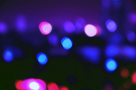 Blurred image of the night city, an Abstract Photo by Natalia Flurno