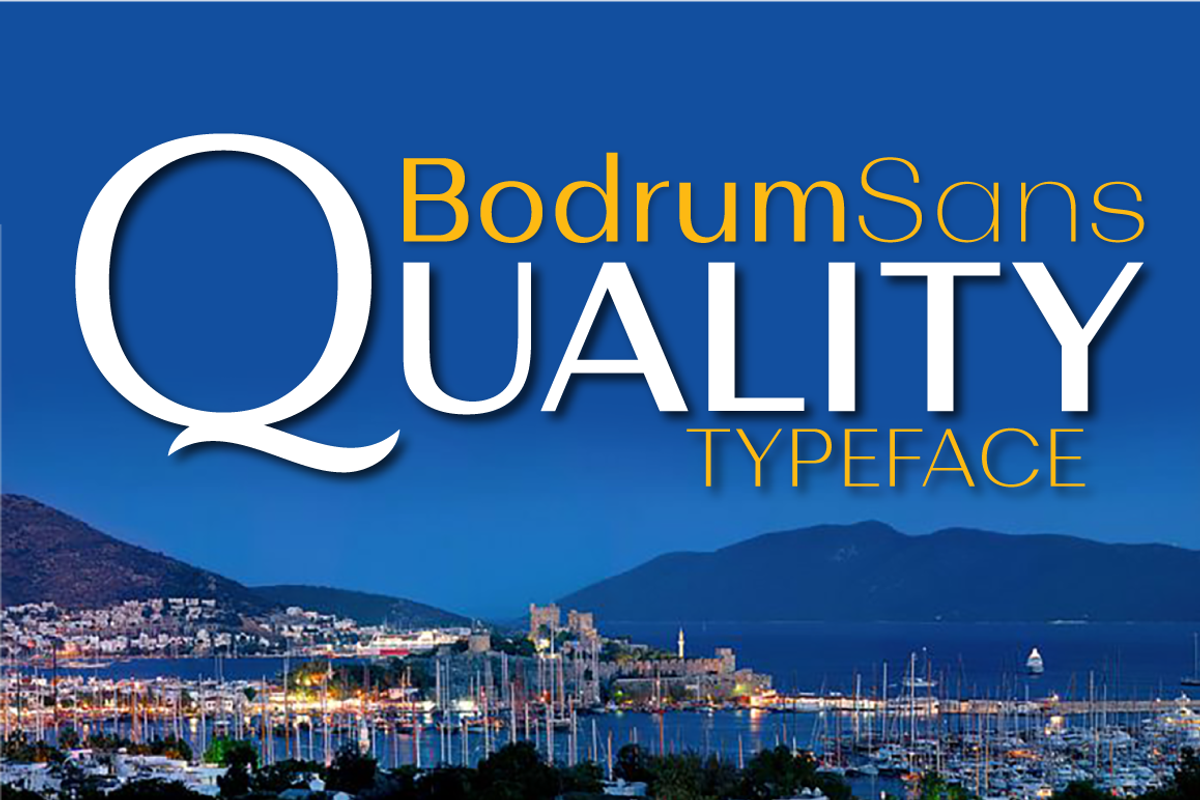 Bodrum Sans, a Sans Serif Font by BULENT YUKSEL (Photo 11 of 12)