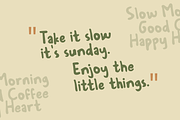 Morris Sunday-Handwritten Quote Font, a Handwritten Font by alphArtype (Thumbnail 3 of 6)
