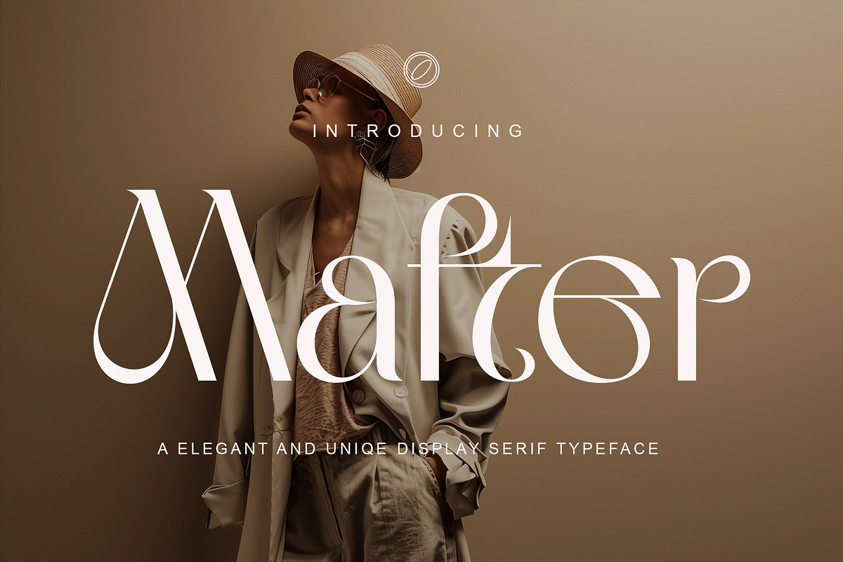 Mafter Elegant Serif Typeface, a Serif Font by Alfinart (Photo 1 of 10)