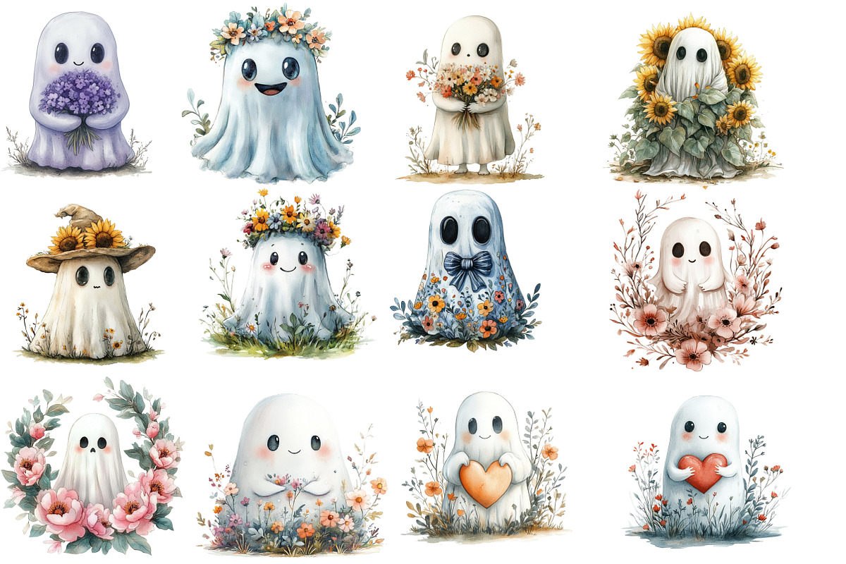 Purple Halloween Sublimation Clipart, an Illustration by Designworld (Photo 4 of 6)