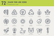 Green Technology icons, an Outline Icon by PureSolution (Thumbnail 2 of 4)