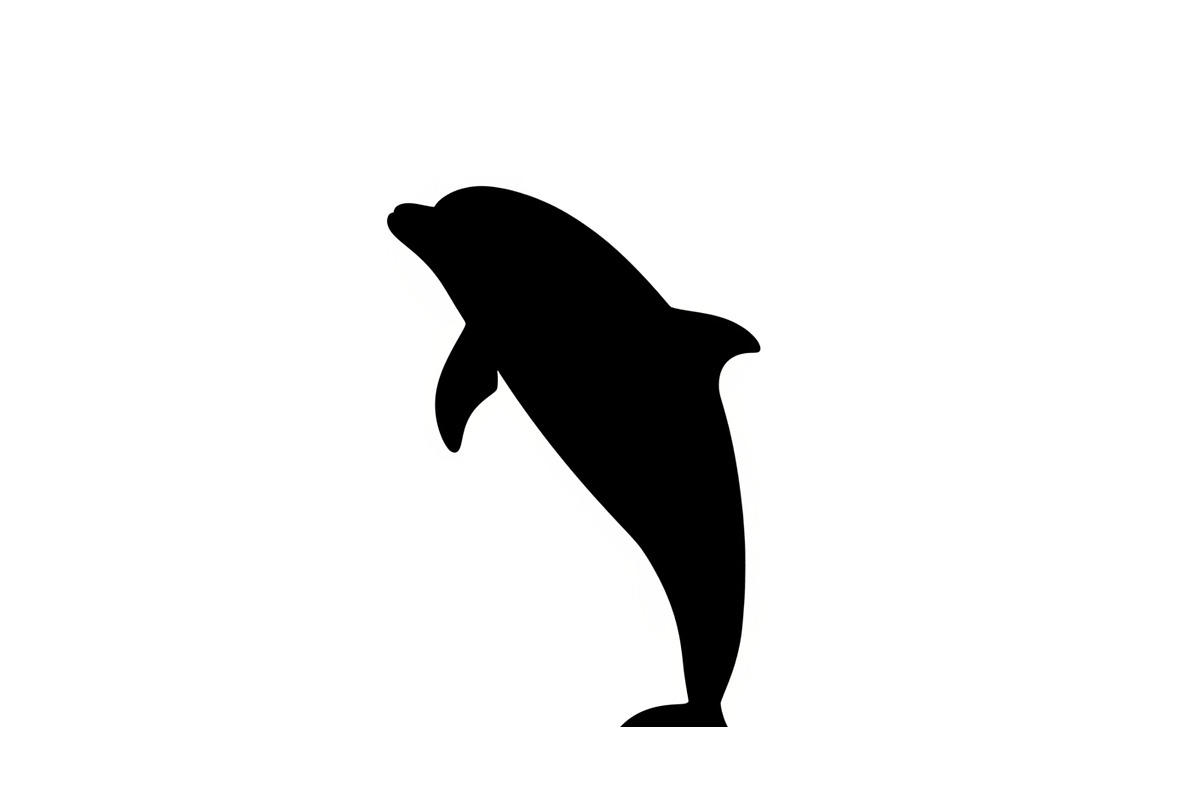 Dolphin Jumping Silhouette Vector bu, an Illustration by Designs_River (Photo 3 of 48)