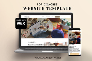 Wix Website for Coach| ADMOR, a Wix Template by Design Unique