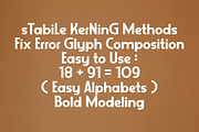 Spigobe Mix Upper & Lowwer, a Sans Serif Font by Monoletter Studio (Thumbnail 6 of 6)