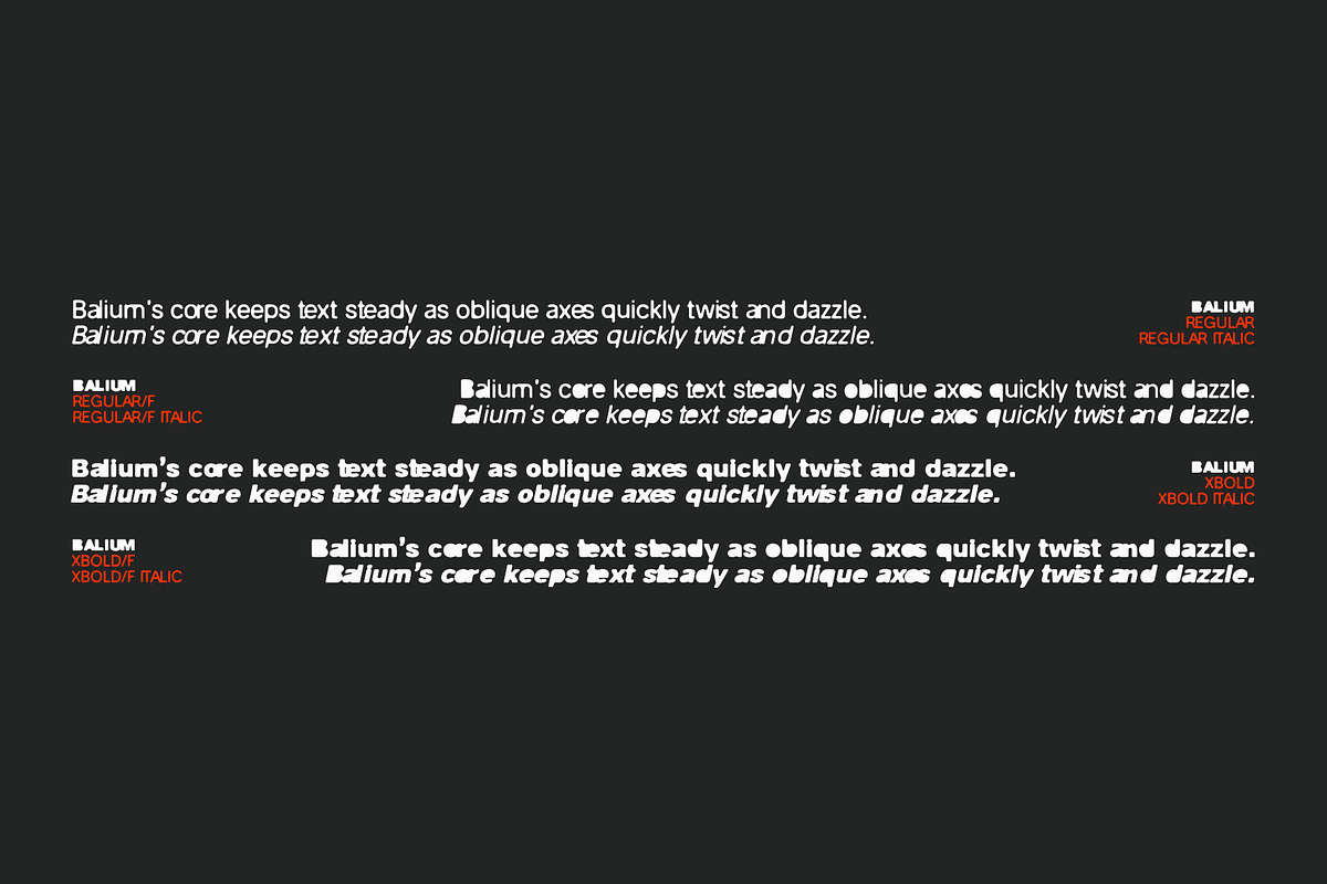 Balium Blur, a Sans Serif Font by Unio Designs (Photo 13 of 13)